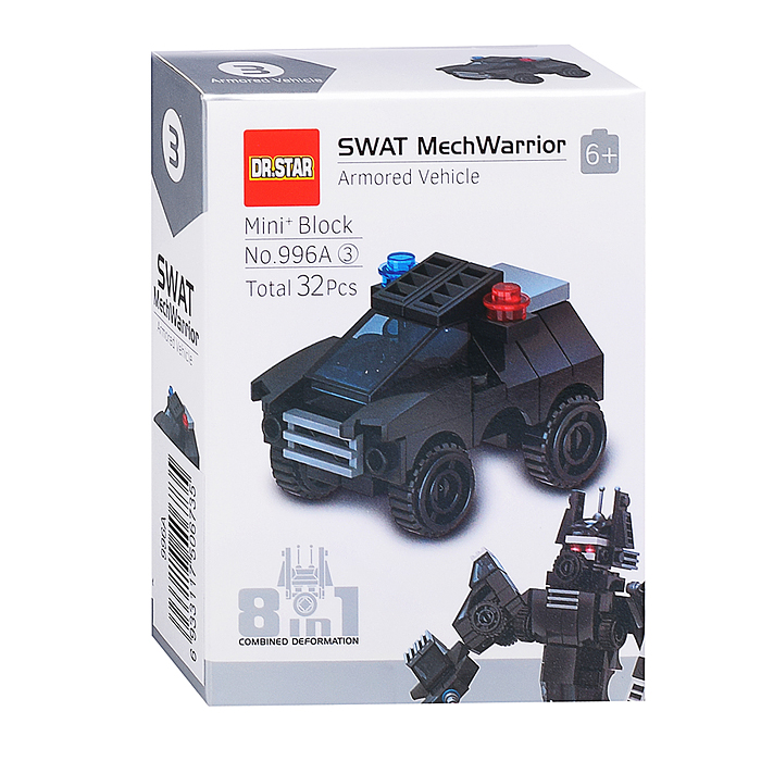 Конструктор 996A "Робот собровец" в коробке