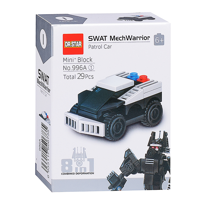 Конструктор 996A "Робот собровец" в коробке