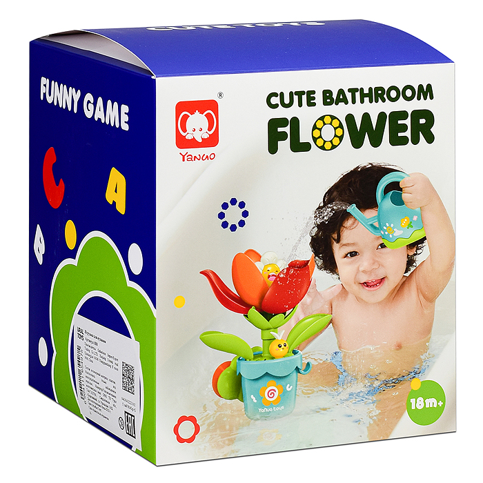 Фото к товару Набор для купания "Цветок" 850 в коробке Набор для купания "Цветок" 850 в коробке