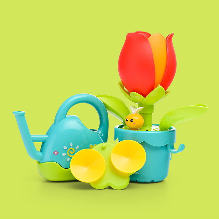 Фото к товару Набор для купания "Цветок" 850 в коробке Набор для купания "Цветок" 850 в коробке