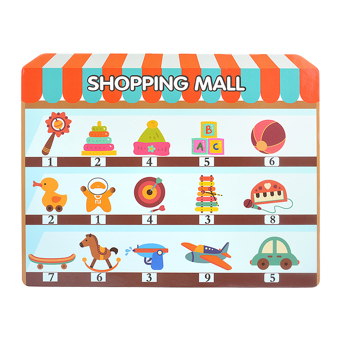 Игра развивающая D2112 "Магазинчик"