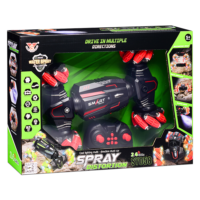 Фото к товару Машина SY058 "Яркий трюк" р/у, 27 MHz, в коробке Машина SY058 "Яркий трюк" р/у, 27 MHz, в коробке