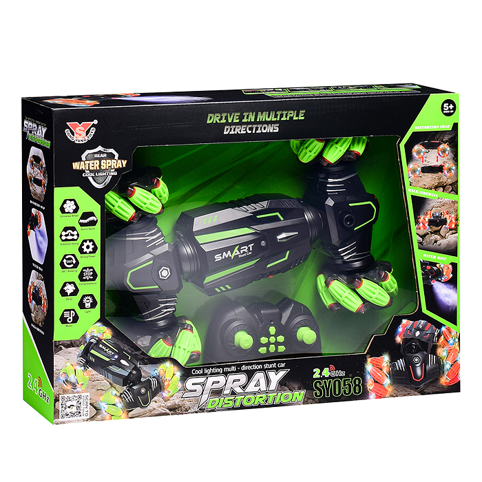 Фото к товару Машина SY058 "Яркий трюк" р/у, 27 MHz, в коробке Машина SY058 "Яркий трюк" р/у, 27 MHz, в коробке