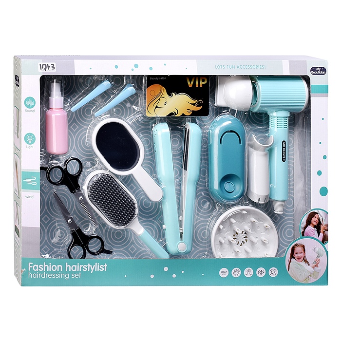 Фото к товару Набор стилиста A2011-1 "Модница" в коробке Набор стилиста A2011-1 "Модница" в коробке