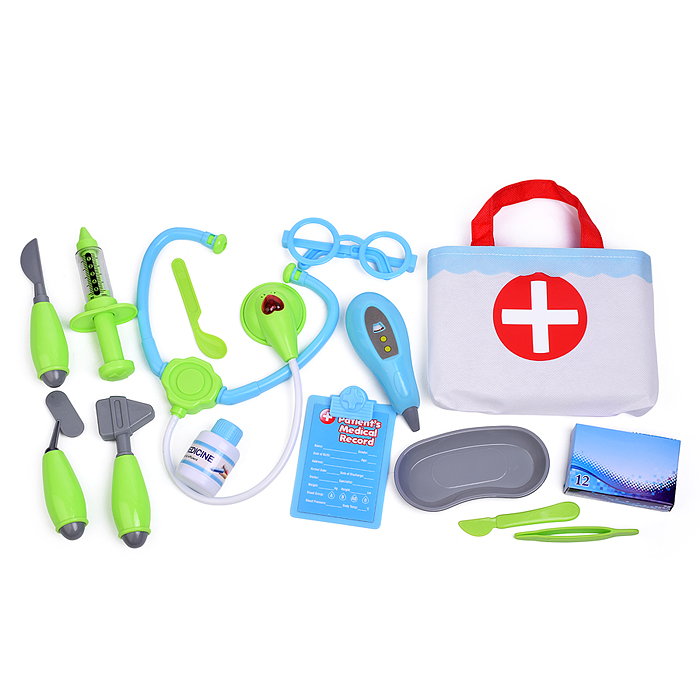 Фото к товару Игровой набор "Маленький врач" D1502C в коробке Игровой набор "Маленький врач" D1502C в коробке