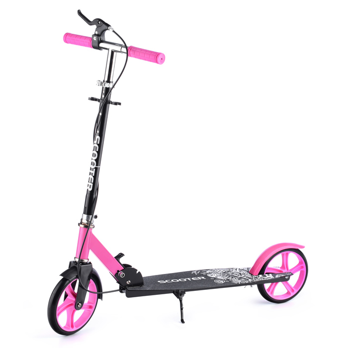 Фото к товару Самокат U038455Y 2-х кол., розовый, PU/ 200 мм, ABEC 7, в коробке Самокат U038455Y 2-х кол., розовый, PU/ 200 мм, ABEC 7, в коробке