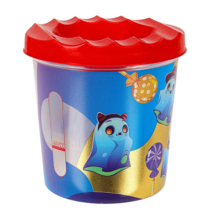 Стакан-непроливайка одинарный "Привидения" прозрачный Стакан-непроливайка одинарный "Привидения" прозрачный