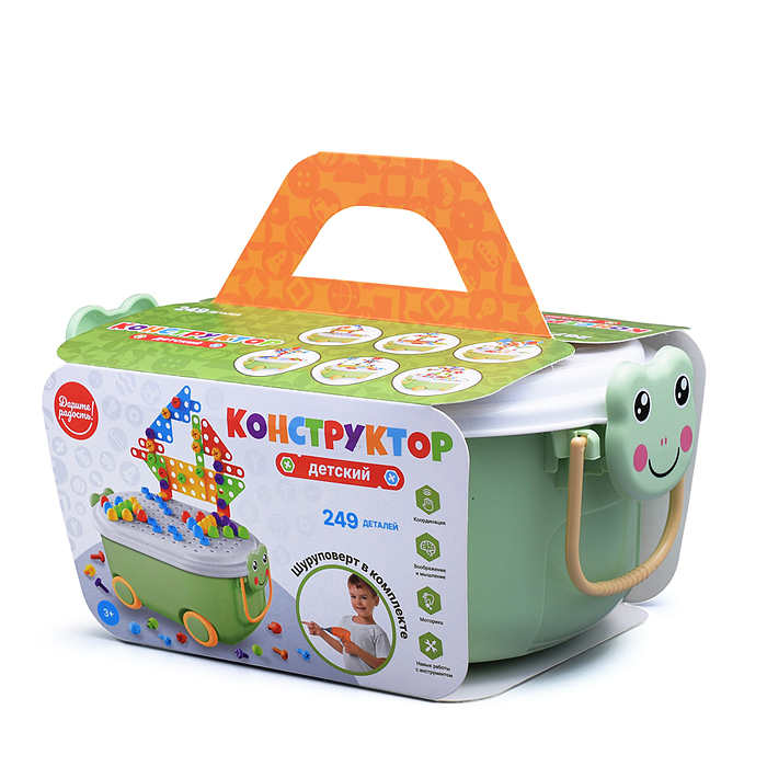 Конструктор UT0265-1 "Магические панели" (267 дет.) в чемодане