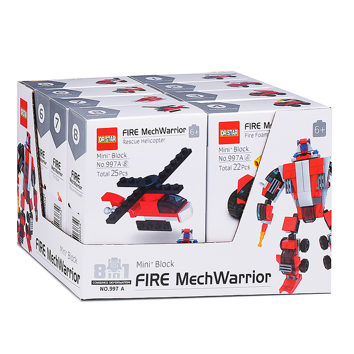 Фото к товару Конструктор 997A "Робот пожарник" в коробке Конструктор 997A "Робот пожарник" в коробке