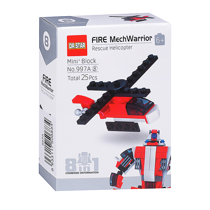 Фото к товару Конструктор 997A "Робот пожарник" в коробке Конструктор 997A "Робот пожарник" в коробке
