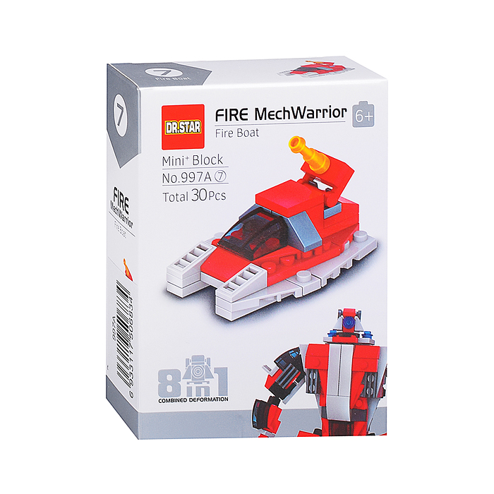 Фото к товару Конструктор 997A "Робот пожарник" в коробке Конструктор 997A "Робот пожарник" в коробке