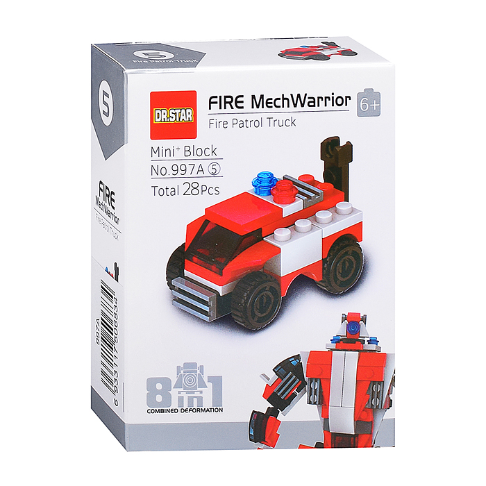 Фото к товару Конструктор 997A "Робот пожарник" в коробке Конструктор 997A "Робот пожарник" в коробке