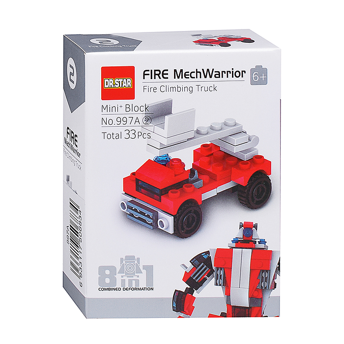 Фото к товару Конструктор 997A "Робот пожарник" в коробке Конструктор 997A "Робот пожарник" в коробке