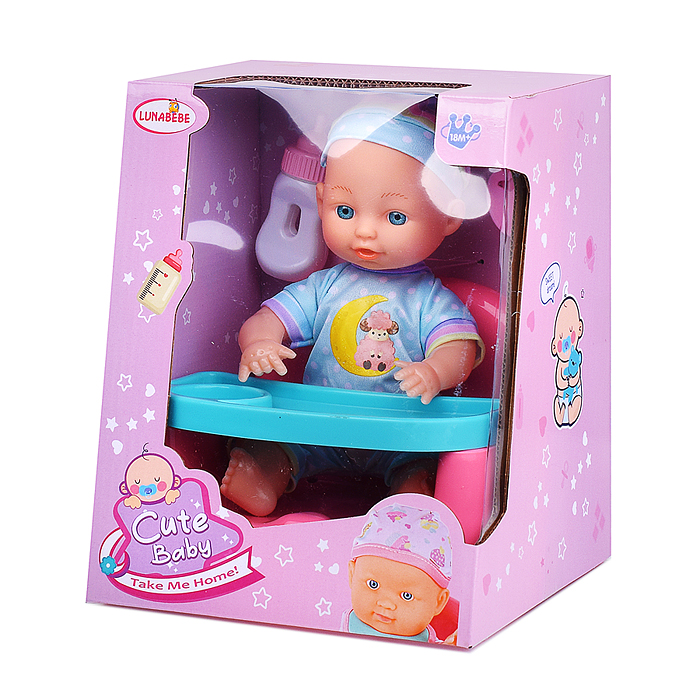 Фото к товару Пупс с аксессуарами HX653-4 "Мирослава" в коробке Пупс с аксессуарами HX653-4 "Мирослава" в коробке