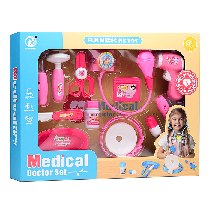 Фото к товару Набор доктора RX-691B "Лучший лечащий врач" в коробке Набор доктора RX-691B "Лучший лечащий врач" в коробке