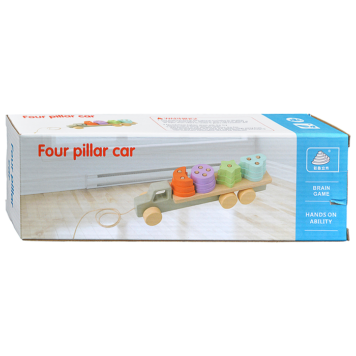 Игра развивающая D2117 "Машинка-сортер"