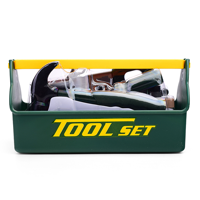 Фото к товару Набор интсрументов T115B(G) "Строитель" в ящике Набор интсрументов T115B(G) "Строитель" в ящике