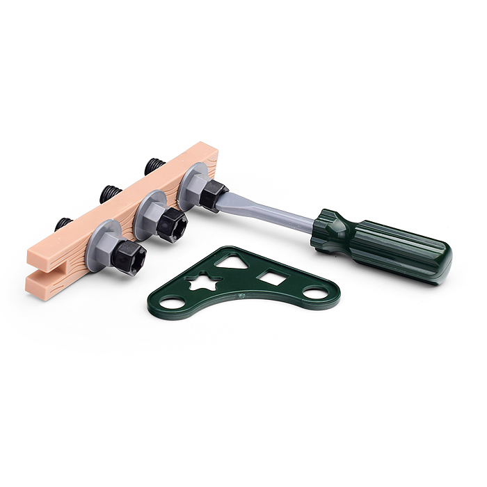 Фото к товару Набор интсрументов T115B(G) "Строитель" в ящике Набор интсрументов T115B(G) "Строитель" в ящике