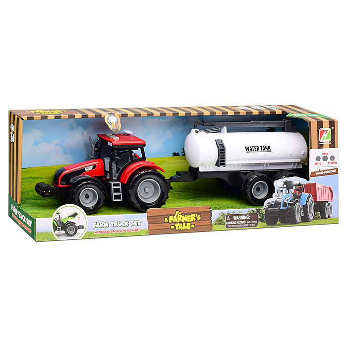 Фото к товару Трактор 550-58J "Трудяга №2" в коробке Трактор 550-58J "Трудяга №2" в коробке