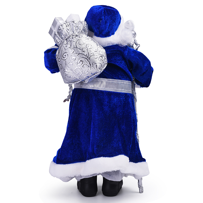 Новогодняя фигурка "Дед Мороз" ПВХ, полиэстер, 20,5x12,5x41,5см 