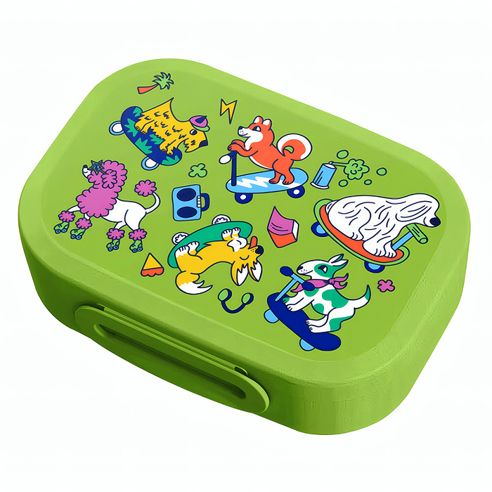 Ланч-бокс с декором 180x130x50мм, 0,98л (Микс 4) Ланч-бокс с декором 180x130x50мм, 0,98л (Микс 4)