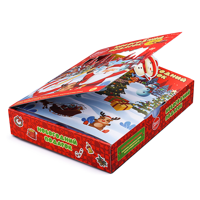 Фото к товару Творческая мастерская UT0278 "Новогодний подарок" в коробке Творческая мастерская UT0278 "Новогодний подарок" в коробке