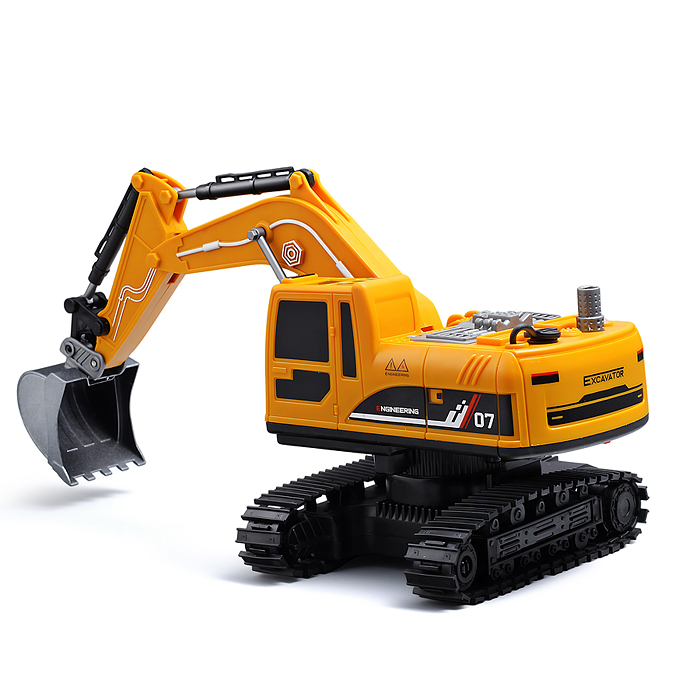 Фото к товару Экскаватор BT0073-2 "Силач" с прицепом, р/у, 27 MHz, в коробке Экскаватор BT0073-2 "Силач" с прицепом, р/у, 27 MHz, в коробке