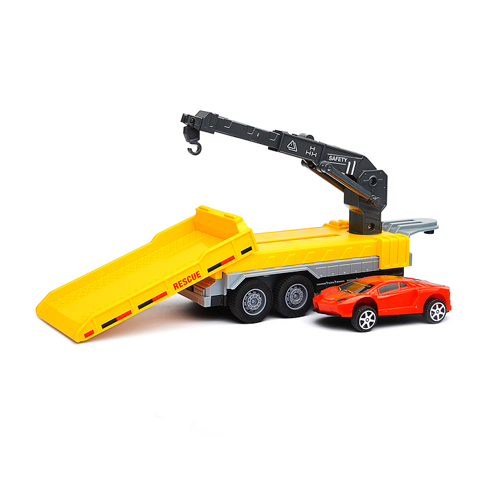 Машина KLX800-276 "Кран эвакуатор" (свет, звук) в коробке