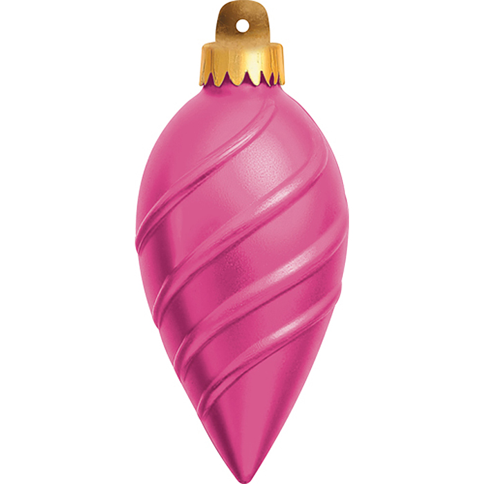 Вырубная фигурка "Елочная игрушка" (двухсторонняя, ВД-лак)