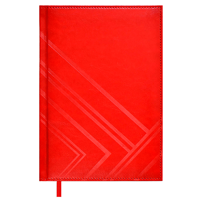 Ежедневник недатированный Escalada, #Илон Маск, А5, 160 л., Сариф эконом красный 