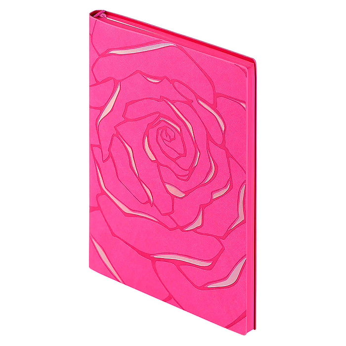 Фото к товару Ежедневник недатированный+ручка шариковая Escalada, А5, 120 л., Виннер розовый Ежедневник недатированный+ручка шариковая Escalada, А5, 120 л., Виннер розовый