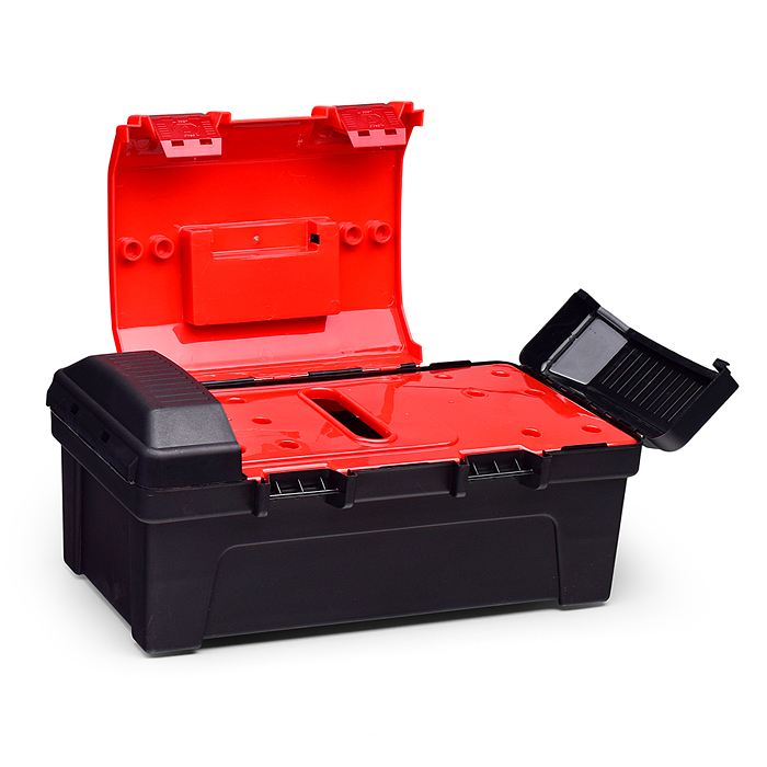 Фото к товару Набор интсрументов T1803B "Юный строитель" в коробке Набор интсрументов T1803B "Юный строитель" в коробке