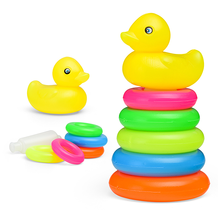 Пирамидка 127-5 "Утёнок" (5 колечек) в сетке Пирамидка 127-5 "Утёнок" (5 колечек) в сетке