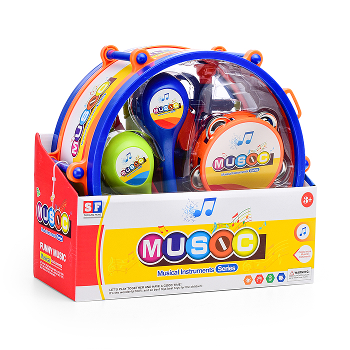 Набор музыкальных инструментов SF8155D "Музыкальное детство" в коробке
