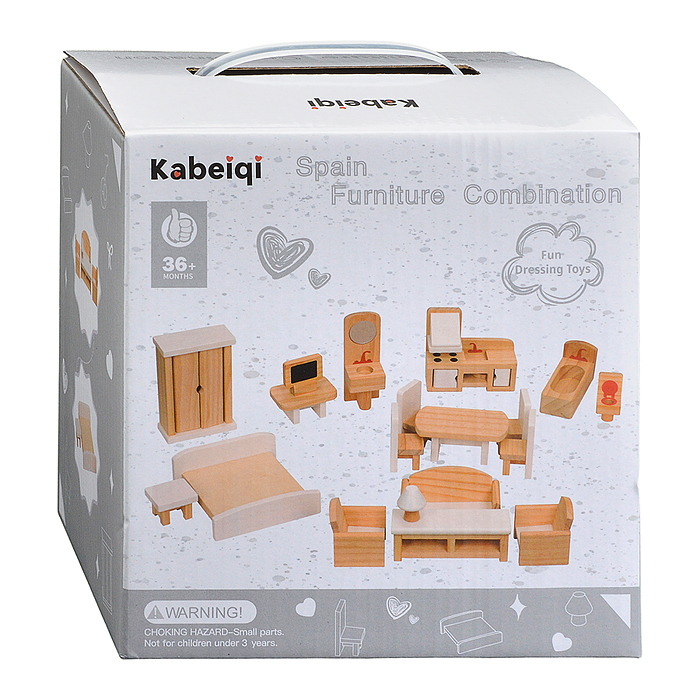 Фото к товару Набор мебели D2091 "Уютный дом" Набор мебели D2091 "Уютный дом"