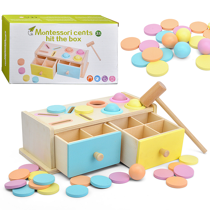 Игра развивающая D2123 "Сортер-стучалка" Игра развивающая D2123 "Сортер-стучалка"