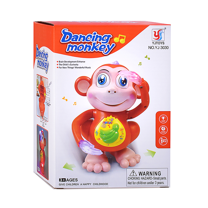 Фото к товару Интерактивная игрушка YJ-3030 "Обезьяна" в коробке Интерактивная игрушка YJ-3030 "Обезьяна" в коробке
