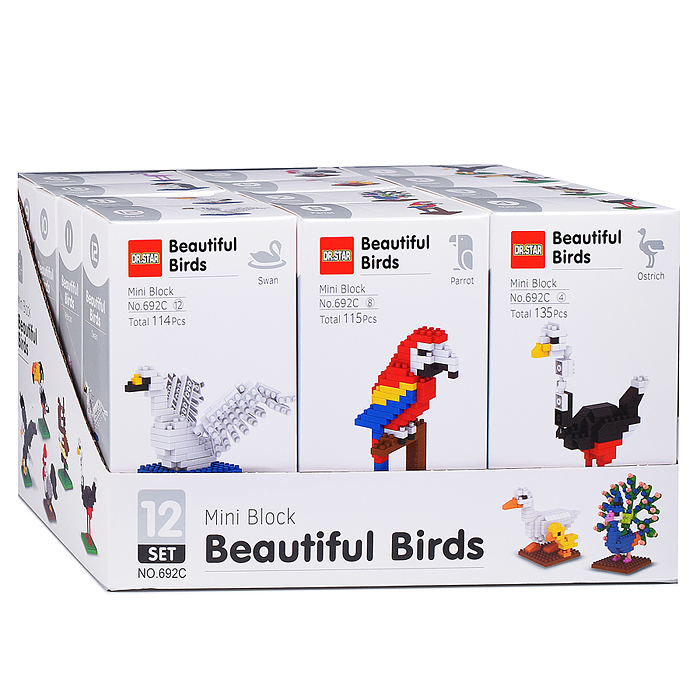 Фото к товару Конструктор 692C "Птица" (в ассортименте) в коробке Конструктор 692C "Птица" (в ассортименте) в коробке