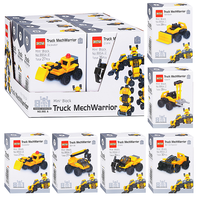 Конструктор 995A "Робот строитель" в коробке Конструктор 995A "Робот строитель" в коробке