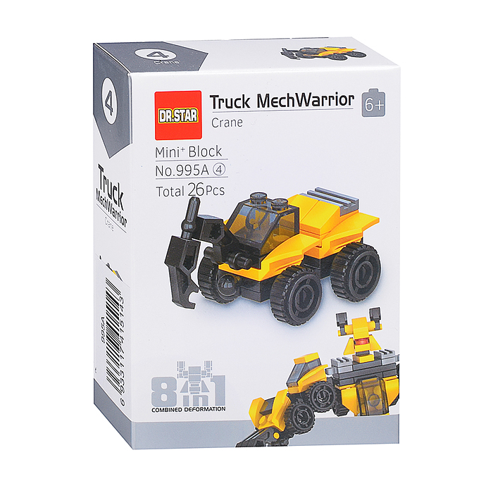 Фото к товару Конструктор 995A "Робот строитель" в коробке Конструктор 995A "Робот строитель" в коробке