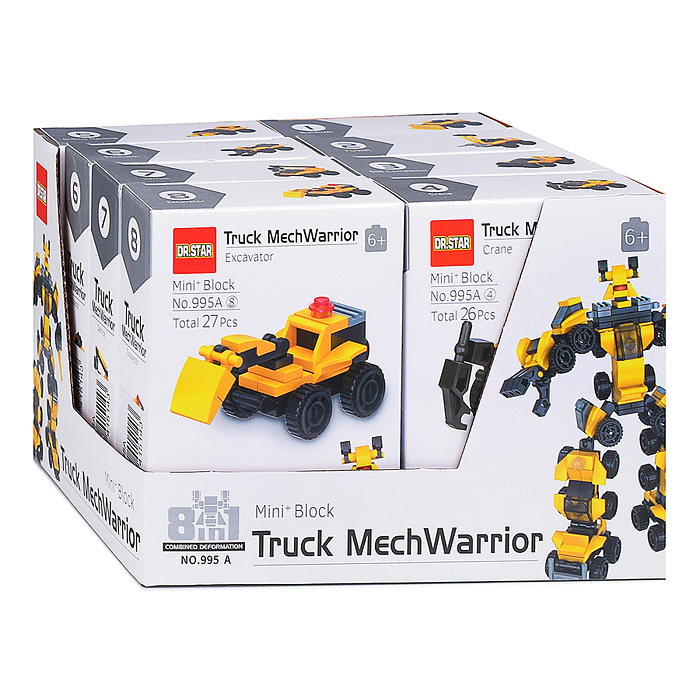 Фото к товару Конструктор 995A "Робот строитель" в коробке Конструктор 995A "Робот строитель" в коробке