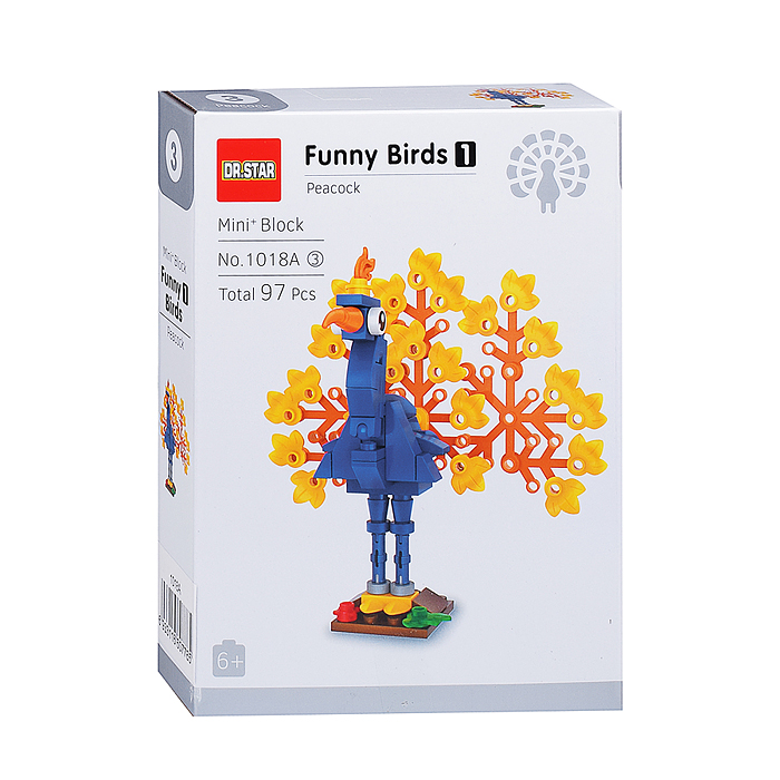 Фото к товару Конструктор 1018A "Экзотическая птица" (в ассортименте) в коробке Конструктор 1018A "Экзотическая птица" (в ассортименте) в коробке