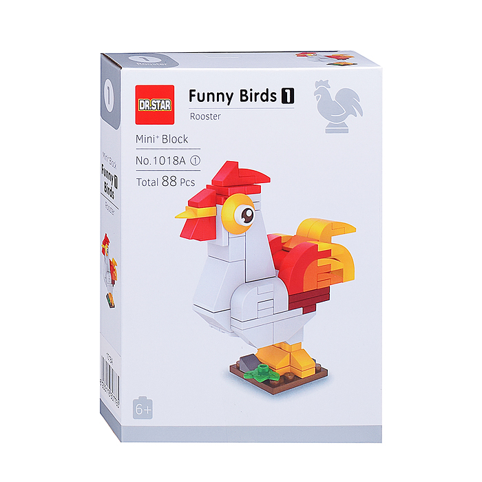 Фото к товару Конструктор 1018A "Экзотическая птица" (в ассортименте) в коробке Конструктор 1018A "Экзотическая птица" (в ассортименте) в коробке