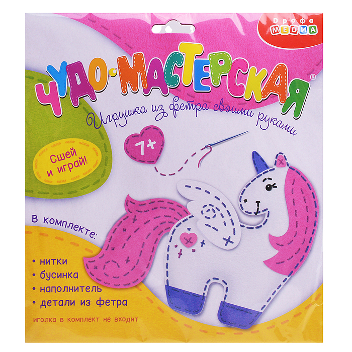 Игрушка из фетра своими руками. Крылатый Единорог