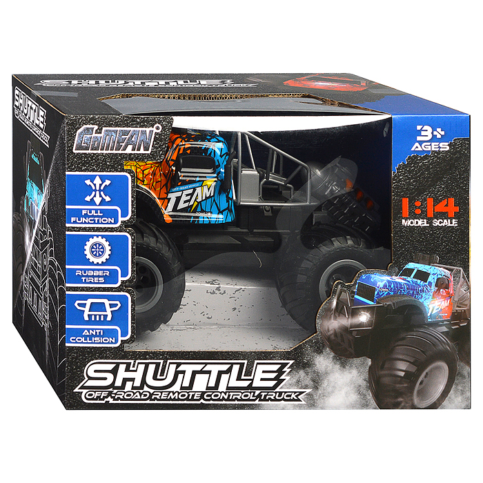 Машина GM2401-AS "Багги-графити" р/у, 27 MHz, в коробке