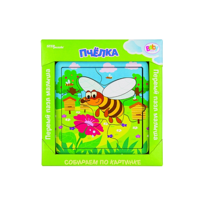Игра из дерева "Пчёлка" (собираем по картинке) (Baby Step) Игра из дерева "Пчёлка" (собираем по картинке) (Baby Step)