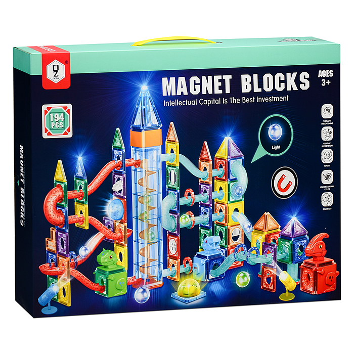 Фото к товару Конструктор HD132A-1 магнитный "Орбитальные шарики" (194 дет.) Конструктор HD132A-1 магнитный "Орбитальные шарики" (194 дет.)