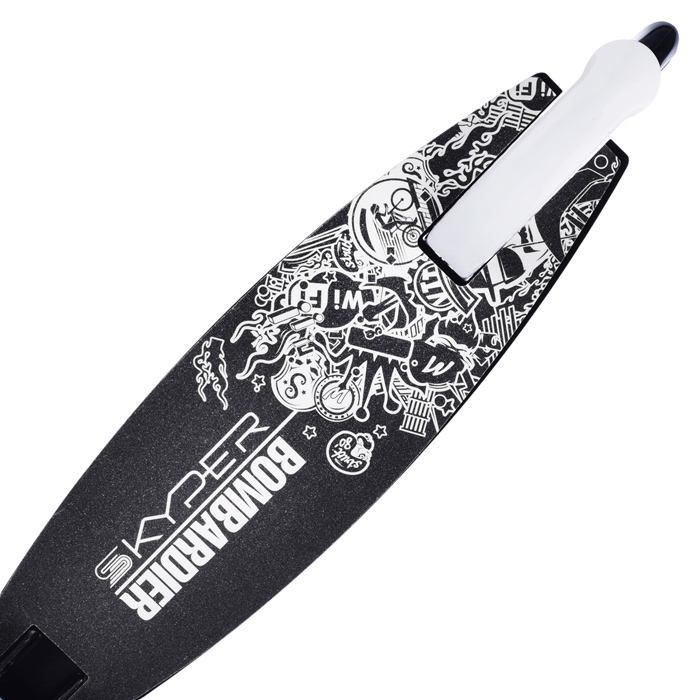 Фото к товару Самокат U038455Y 2-х кол., белый, PU/ 200 мм, ABEC 7, в коробке Самокат U038455Y 2-х кол., белый, PU/ 200 мм, ABEC 7, в коробке