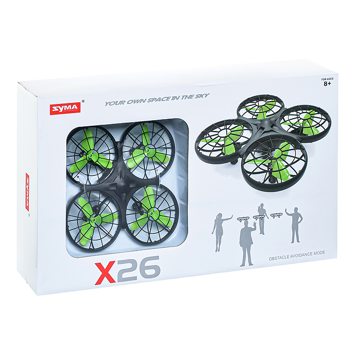 Фото к товару Квадрокоптер X26 "Space"р/у 27MHz, в коробке Квадрокоптер X26 "Space"р/у 27MHz, в коробке