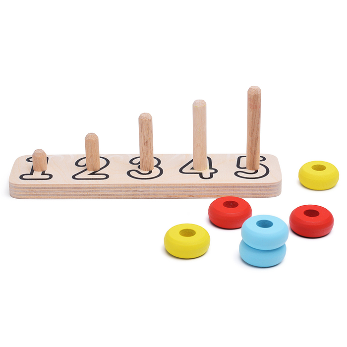 Фото к товару Пирамидка "Счеты" 15 дет. Пирамидка "Счеты" 15 дет.